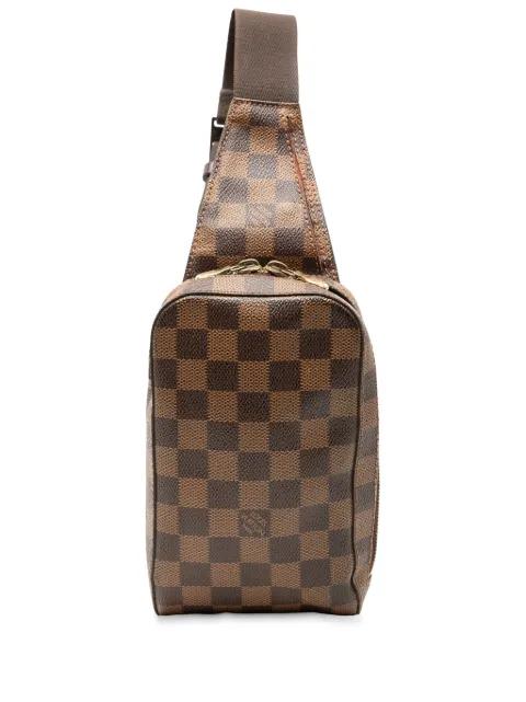 2003 Damier Ebene Geronimos crossbody bag by LOUIS VUITTON 