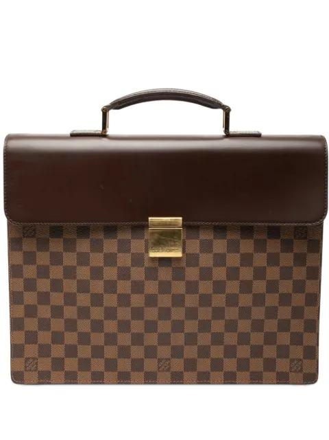 2004 Damier Ebene Altona PM business bag by LOUIS VUITTON 