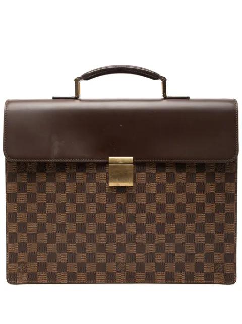 2004 Damier Ebene Altona PM business bag by LOUIS VUITTON 