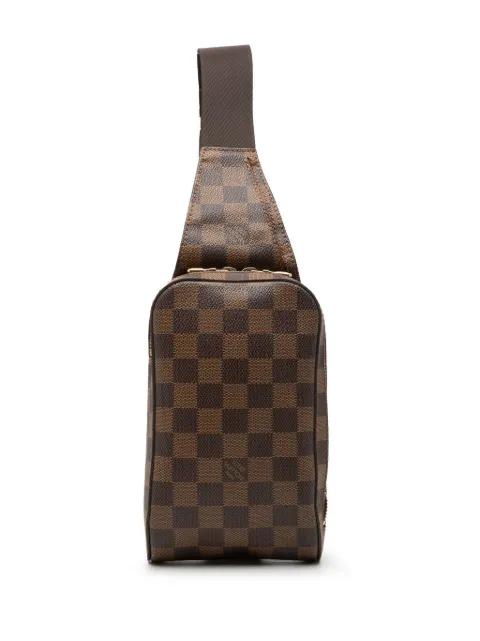 2004 Damier Ebene Geronimos crossbody bag by LOUIS VUITTON 