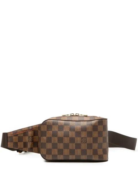 2004 Damier Ebene Geronimos crossbody bag by LOUIS VUITTON 