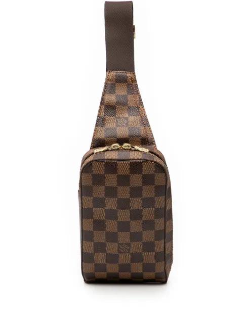 2004 Damier Ebene Geronimos crossbody bag by LOUIS VUITTON 