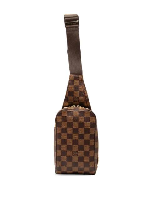 2004 Damier Ebene Geronimos crossbody bag by LOUIS VUITTON 