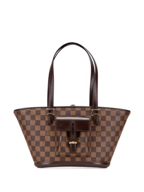 2004 Damier Ebene Manosque PM shoulder bag by LOUIS VUITTON 