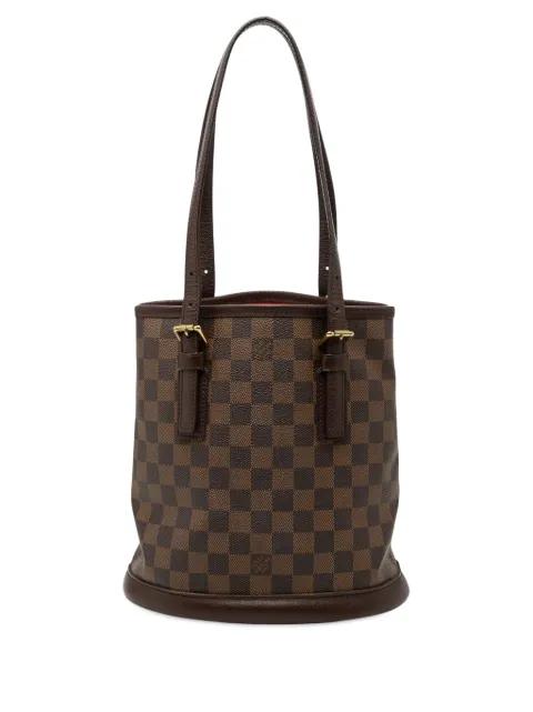 2004 Damier Ebene Marais bucket bag by LOUIS VUITTON 