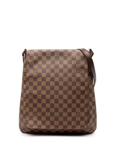 2004 Damier Ebene Musette Salsa GM crossbody bag by LOUIS VUITTON 