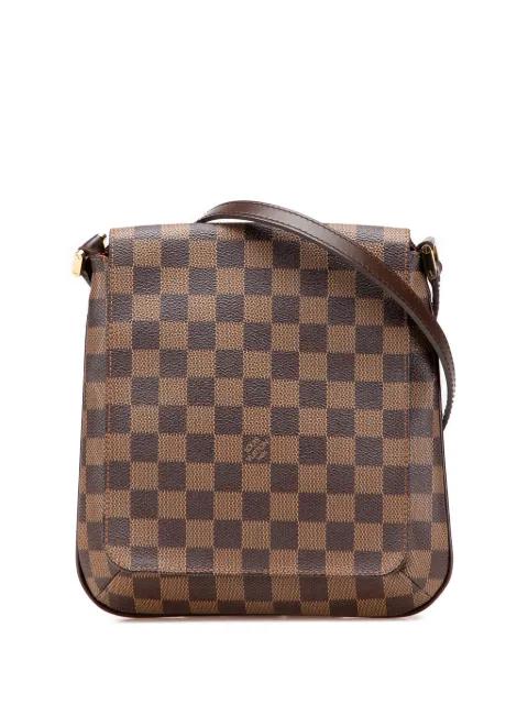 2004 Damier Ebene Musette Salsa Long Strap crossbody bag by LOUIS VUITTON 