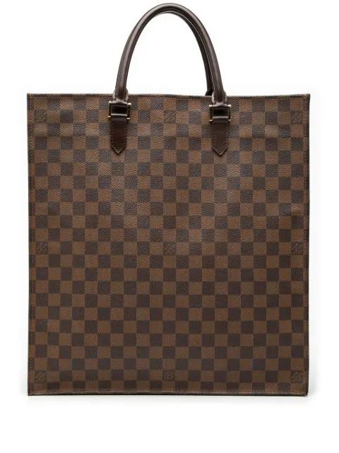2004 Damier Ebene Sac Plat tote bag by LOUIS VUITTON 