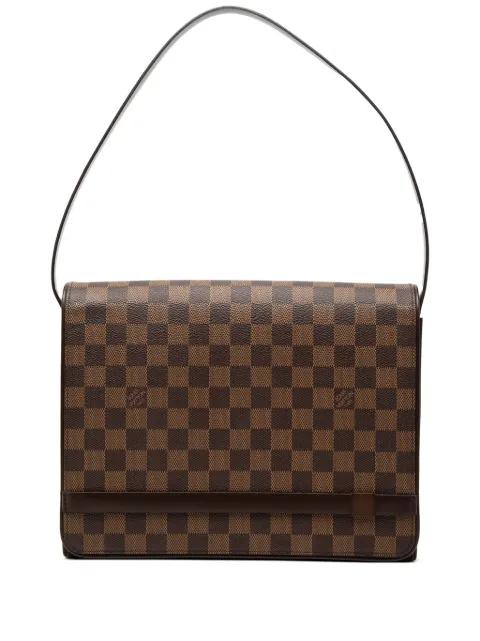 2004 Damier Ebene Tribeca Carre shoulder bag by LOUIS VUITTON 