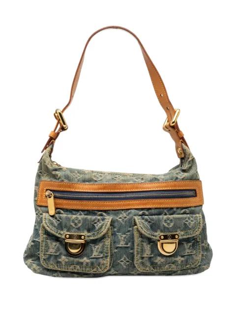 2005-2008 Monogram Denim Baggy PM shoulder bag by LOUIS VUITTON 