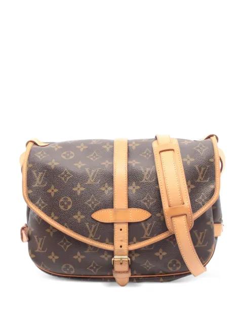 2005 30 Saumur monogram-pattern satchel bag by LOUIS VUITTON 