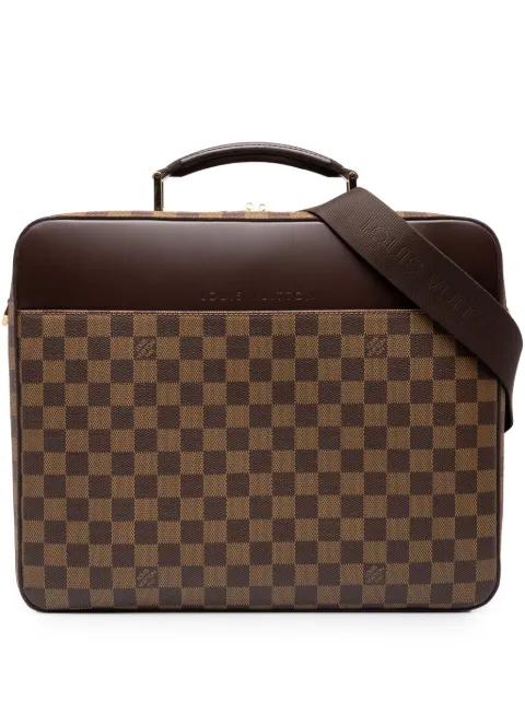 2005 Damier Ebene Porte Ordinateur Sabana business bag by LOUIS VUITTON 