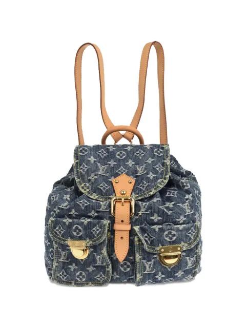 2006 Sac a Dos GM monogram denim backpack by LOUIS VUITTON 