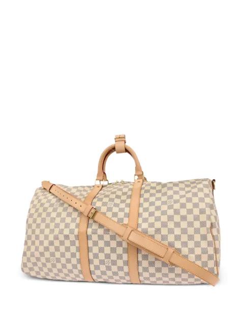 2007 55 Damier Azur Keepall Bandouliere handbag by LOUIS VUITTON 