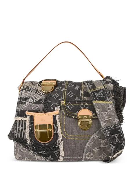 2007 Postie Monogram patchwork two-way tote bag by LOUIS VUITTON 