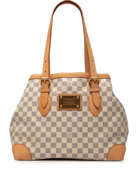 2008 Damier Azur Hampstead MM tote bag by LOUIS VUITTON 