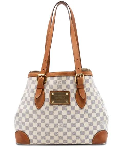 2008 Damier Azur Hampstead MM tote bag by LOUIS VUITTON 