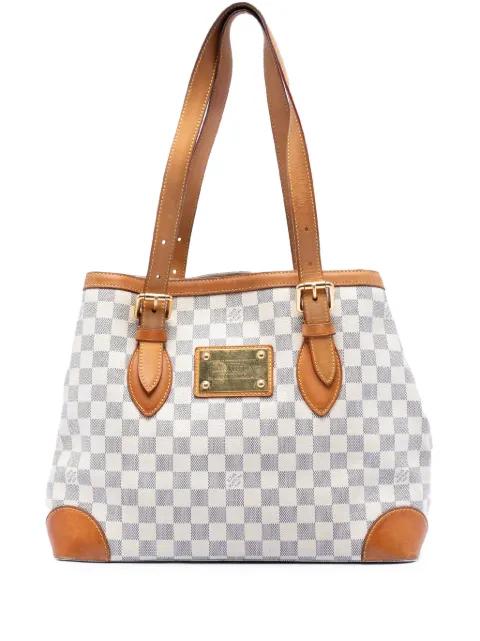 2008 Damier Azur Hampstead MM tote bag by LOUIS VUITTON 