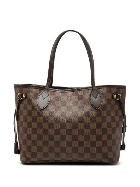 2008 Damier Ebene Neverfull PM tote bag by LOUIS VUITTON 