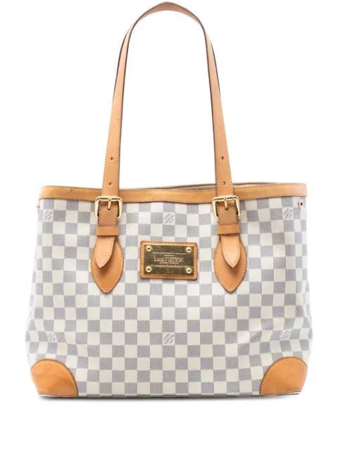 2009 Damier Azur Hampstead MM tote bag by LOUIS VUITTON 