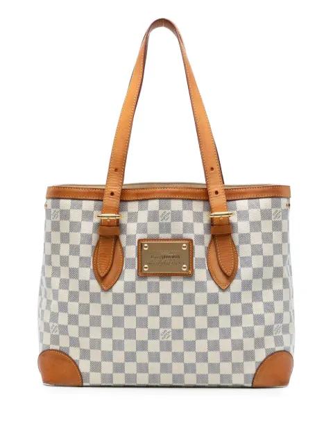 2009 Damier Azur Hampstead MM tote bag by LOUIS VUITTON 