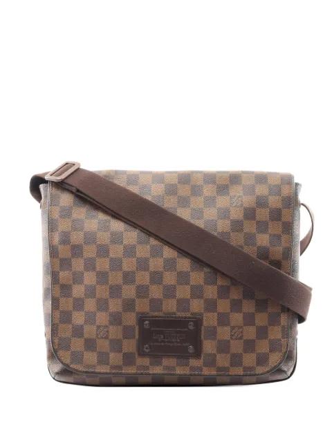 2009 Damier Ebene Brooklyn MM crossbody bag by LOUIS VUITTON 2009 Damier Ebene Brooklyn MM crossbody bag by LOUIS VUITTON