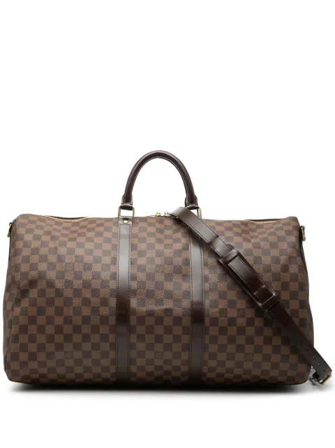 2009 Damier Ebene Keepall Bandouliere 55 travel bag by LOUIS VUITTON 