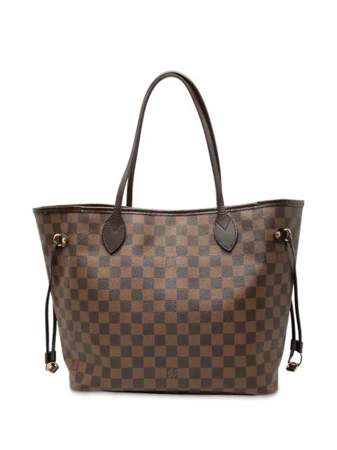 2009 Damier Ebene Neverfull MM tote bag by LOUIS VUITTON 