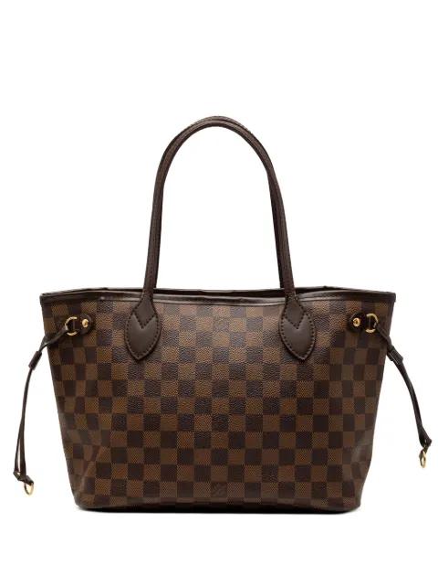 2009 Damier Ebene Neverfull PM tote bag by LOUIS VUITTON 