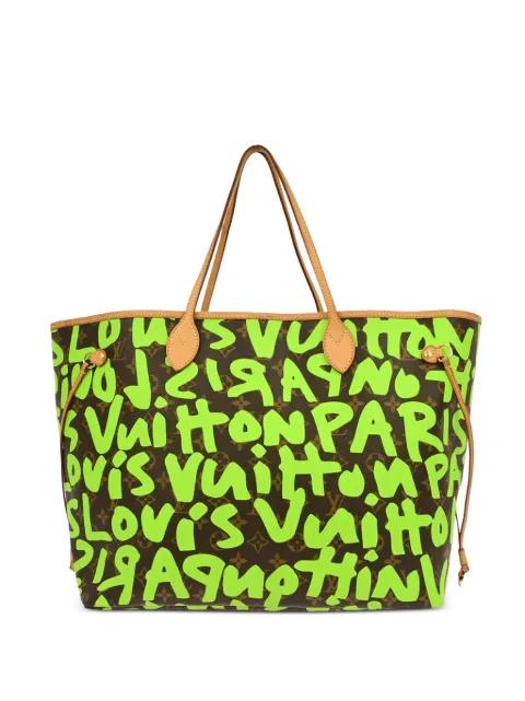 2009 Monogram Graffiti Neverfull GM canvas tote bag by LOUIS VUITTON 