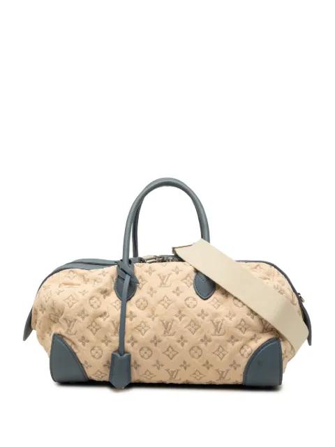 2010-2020 Monogram Denim Speedy Round GM satchel by LOUIS VUITTON 
