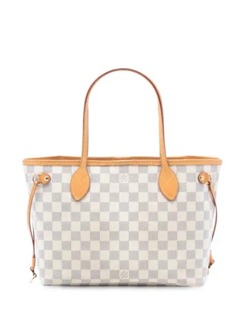 2010 Damier Azur Neverfull PM tote bag by LOUIS VUITTON 
