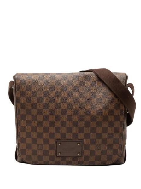 2010 Damier Ebene Brooklyn MM crossbody bag by LOUIS VUITTON 