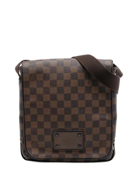 2010 Damier Ebene Brooklyn PM crossbody bag by LOUIS VUITTON 