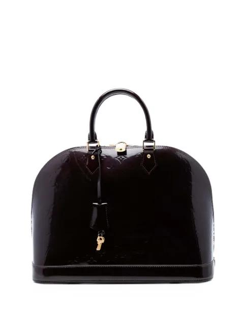 2010 Monogram Vernis Alma GM handbag by LOUIS VUITTON 