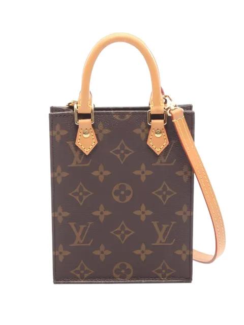 2010 Petit Sac Plat monogram cross body bag by LOUIS VUITTON 