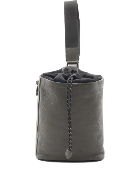 2010s Chalk Monogram shadow leather sling bag by LOUIS VUITTON 