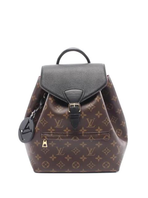 2010s Montsouris monogram leather backpack by LOUIS VUITTON 