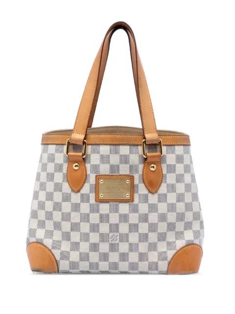 2012 Damier Azur Hampstead PM tote bag by LOUIS VUITTON 