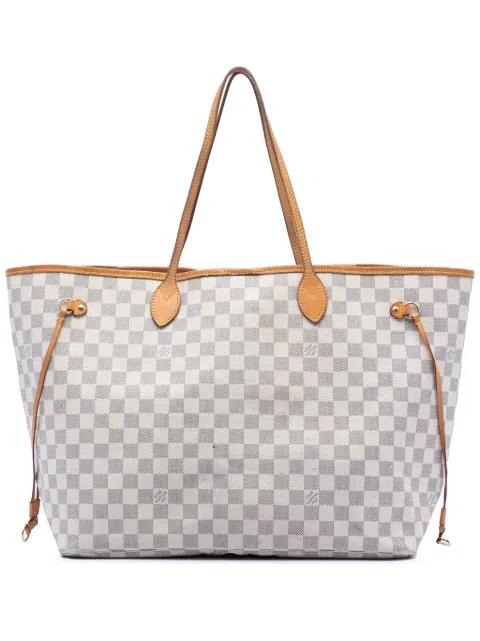 2012 Damier Azur Neverfull GM tote bag by LOUIS VUITTON 