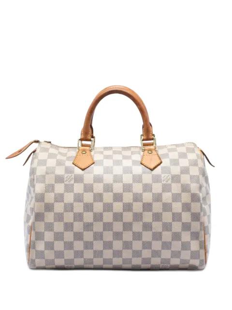 2012 Damier Azur Speedy 30 boston bag by LOUIS VUITTON 