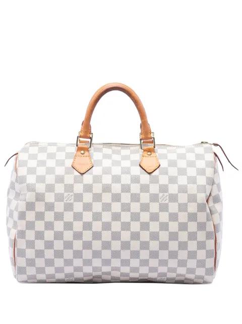 2012 Damier Azur Speedy 35 boston bag by LOUIS VUITTON 