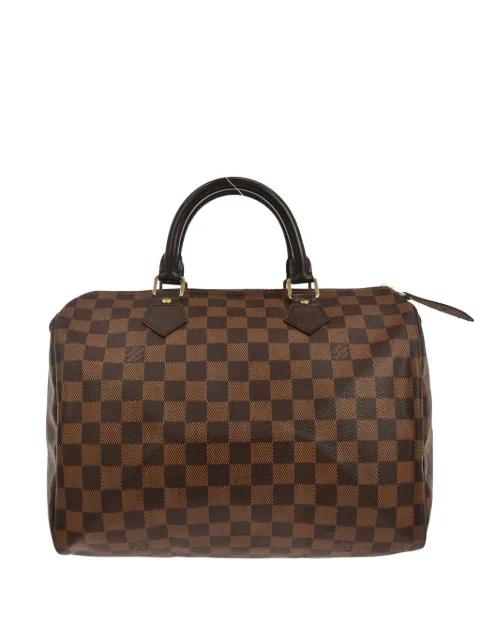 2012 Damier Ebène Speedy 30 tote bag by LOUIS VUITTON 