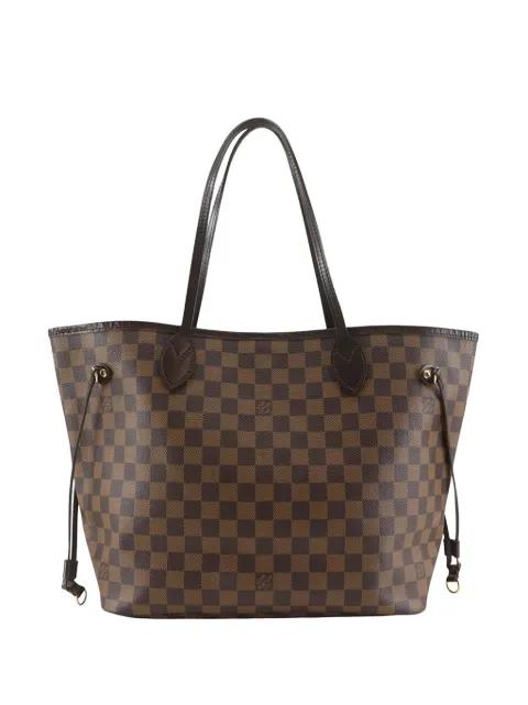 2012 Damier Ebene Neverfull MM tote bag by LOUIS VUITTON 