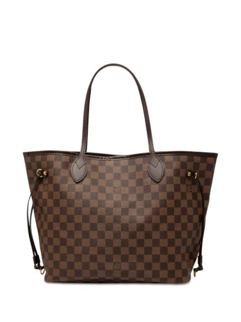 2012 Damier Ebene Neverfull MM tote bag by LOUIS VUITTON 