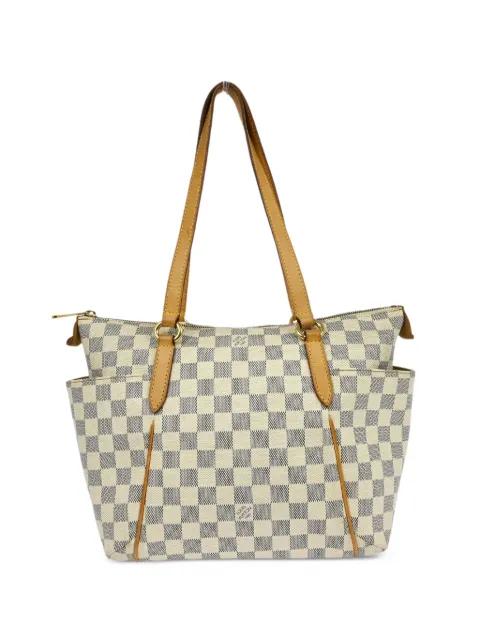 2012  PM Damier Azur Totally check patterned shoulder bag by LOUIS VUITTON 