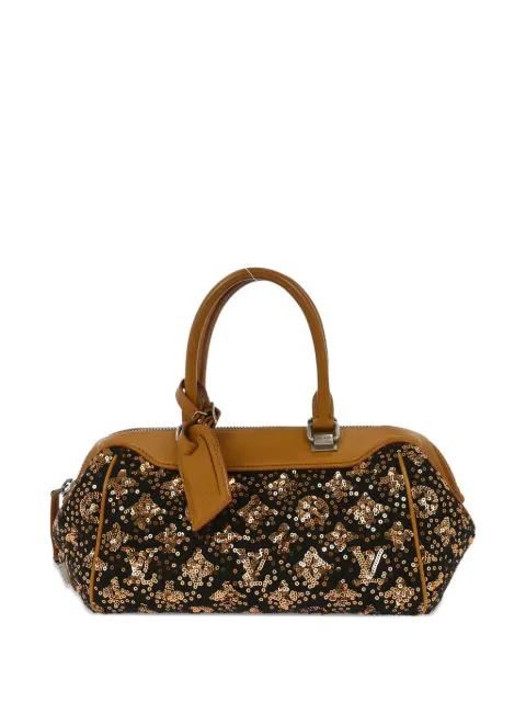 2012 baby Sunshine Express Monogram sequin tote bag by LOUIS VUITTON 
