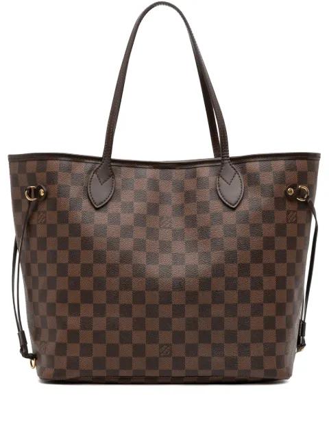 2013 Damier Ebene Neverfull MM tote bag by LOUIS VUITTON 