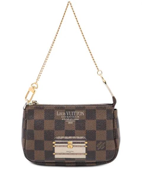 2013 Damier Ebene Trunks and Locks Mini Pochette Accessoires handbag by LOUIS VUITTON 