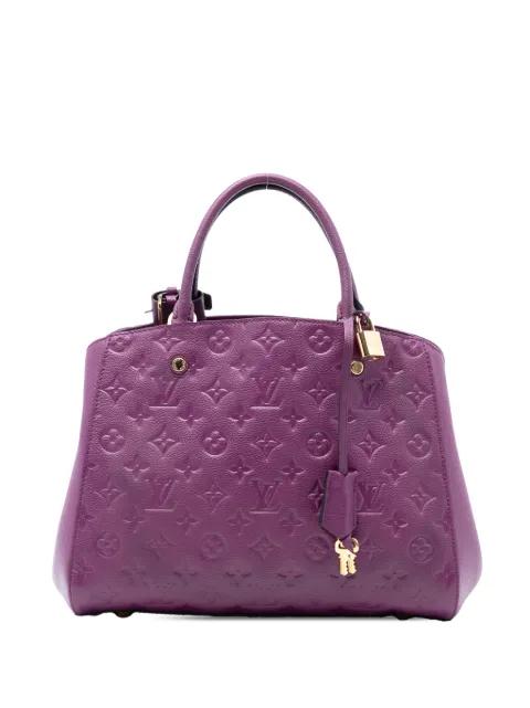 2014 Monogram Empreinte Montaigne MM satchel by LOUIS VUITTON 